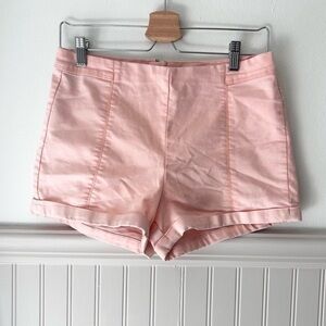 Y2K Bullhead Denim Pink Zipper Back Shorts women’s size 9